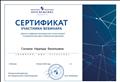 Сертификат участника вебинара  "Диалог в цифровом пространстве: вызов принят" (АО "Издательство "Просвещение")